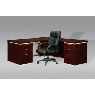 DMi Pimlico 72 W L Shape Executive Desk with Right Return 702   X   47 Finis