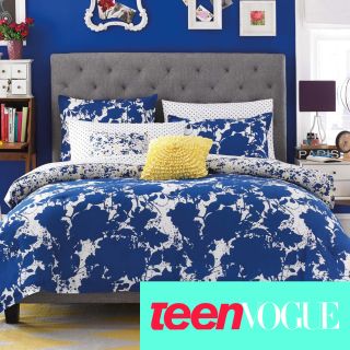 Teen Vogue Something Blue Cotton 3 piece Comforter Set