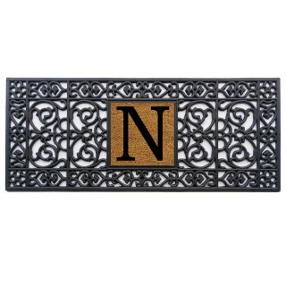 Rubber Monogrammed Doormat (17x41)