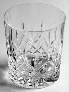 Galway Longford Double Old Fashioned   Cut Bowl & Foot, Multisided, Knob Stem