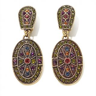 Heidi Daus "Once Upon a Time" Crystal Drop Earrings