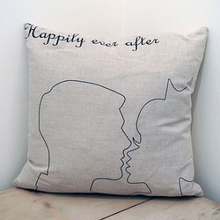 'happily ever after' cushion by heather alstead design