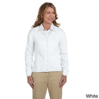 Devon and Jones Womens Stretch Everyday Cardigan Sweater White Size XXL (18)