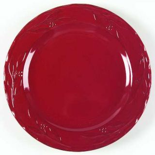Signature Bella Red (Ruby) Dinner Plate, Fine China Dinnerware   Stoneware,Red,E