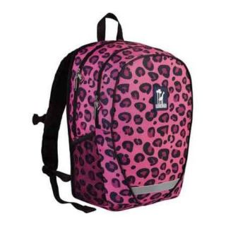 Womens Wildkin Comfortpack Backpack Pink Leopard
