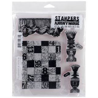 Stampers Anonymous Rubber Stamp Set 7x8.5 classics #18