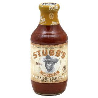 Stubb's Bar B Q Sauce, Honey Pecan, 12 Ounce Grocery & Gourmet Food