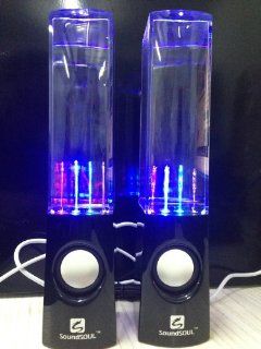 Soundsoul Music Fountain Mini Amplifier Dancing Water Speakers I station7 Apple Speakers (Black) Computers & Accessories