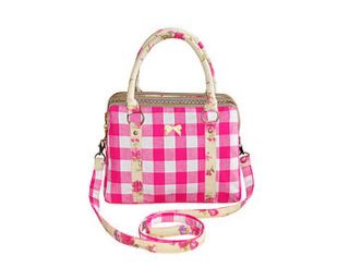 1950s vintage style gingham handbag by sassy gifts