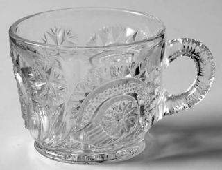 Smith Glass  Pinwheel & Stars Punch Cup   Pressed, Punch Items Only