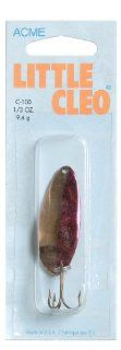Acme Little Cleo Fishing Terminal Tackle, 1/3 Ounce, Copper Red  Fishing Spoons  Sports & Outdoors