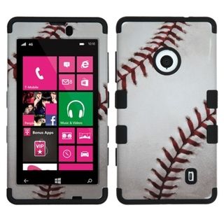 BasAcc Baseball Sports Collection/ Black TUFF Case for Nokia 521 Lumia BasAcc Cases & Holders