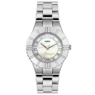 GUESS? Women's 95469L Silver Tone Crystal Accented Watch at  Women's Watch store.