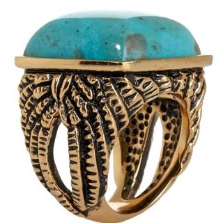 Studio Barse Blue Turquoise "Wing & A Prayer" Bronze Ring