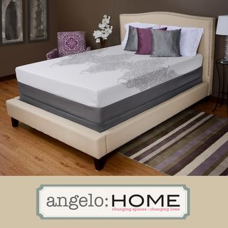 Angelohome Rossmore Deluxe 13 inch Full size Memory Foam Mattress By Angelohome Silver Size Full