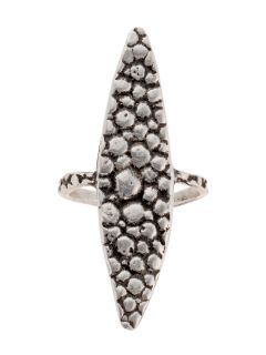 Silver Stingray Spike Ring by Lauren Wolf Jewelry