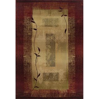 Generations Red/ Beige Area Rug (4 X 59)