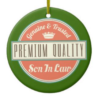 Son in Law (Funny) Gift Christmas Tree Ornament