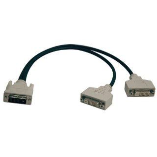 Tripp Lite P564 001 1 ft. DVI D Y Splitter Cable (DVI D M/2xF) Electronics