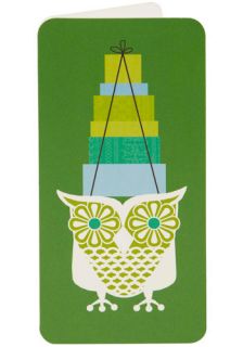 Presents for Owl Holiday Cards  Mod Retro Vintage Stationery
