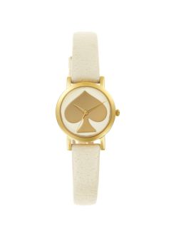 Gold & White Leather Watch by kate spade new york