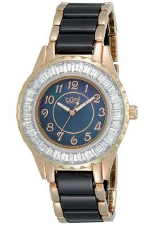 Burgi BUR066BKR  Watches,Womens Swarovski Crystal Black MOP Rose Gold Tone Base Metal & Black Ceramic, Casual Burgi Quartz Watches