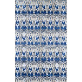 Nuloom Flatwoven Silk Blue Rug (5 X 8 )