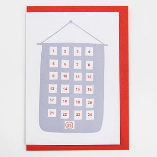 'advent calendar' card by alison hardcastle