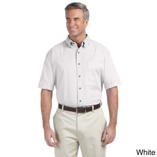 Devon and Jones Mens Short Sleeve Titan Twill Shirt White Size XXL