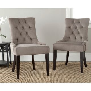 Safavieh Ashley Mushroom Taupe Side Chairs (set Of 2)