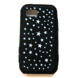 Samsung Eternity A867 A 867 AT&T Laser Skin Case Rubber Silicone Protector Image Cover "Twinkle Stars Pattern" Design Cell Phones & Accessories