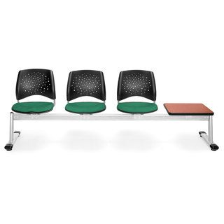 Ofm Star Series Beam Shamrock 3 seat Seating