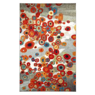 Tossed Floral Multi Rug (8 X 10)