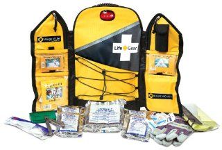 Life Gear LG567 Wings of Life Emergency Survival Kit Backpack with 72 Hour Food and Water, Yellow   Bug Out Kit  