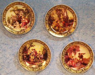 Shop Three Star Porcelain Decorative Wall Plates, Set of 4, Romantic Scenery Motif at the  Home Dcor Store