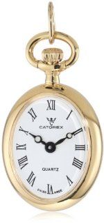 Catorex Women's 570.6.12396.110 Les petites 18k Gold Plated Brass Pendant Watch Watches