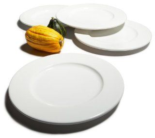 Pinzon 11 Inch White Dinner Plates, Set of 4 (retired) Kitchen & Dining