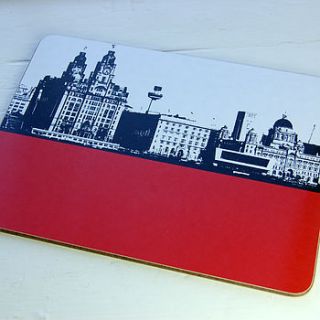 liverpool table mats set by the art rooms