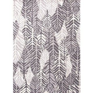 Hand tufted Ivory Abstract Pattern Wool Rug (26 X 8)