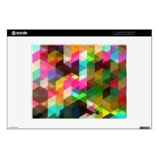 Cool Abstract Colorful Geometric Vector Pattern 12" Laptop Skins