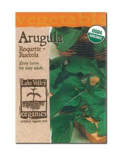 Lake Valley Seed 573 Organic Arugula Seed, 1.0gm Packet  Vegetable Plants  Patio, Lawn & Garden