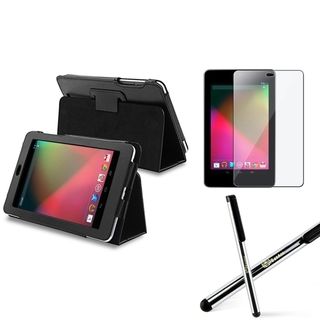 BasAcc Stylus/ Leather Case/ Screen Protector for Google Nexus 7 BasAcc Tablet PC Accessories