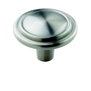 Amerock Traditional Two Ring Satin Nickel Knob (pack Of 5)