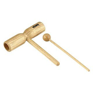 Nino Percussion NINO570 Small Wood Tone Block, Natural Finish Musical Instruments