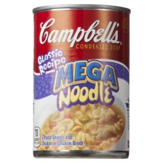 Campbells Mega Noodle Condensed Soup 10.5 oz