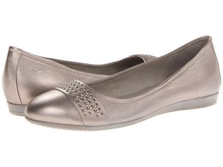 ECCO Touch 15 Dress Ballerina Womens Shoes (Gray)