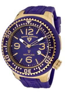 Swiss Legend 21818P YG 11  Watches,Mens Neptune Purple Dial Purple Silicone, Casual Swiss Legend Quartz Watches