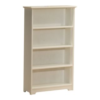 Atlantic Furniture Windsor White 54 1/2 in 4 Shelf Bookcase