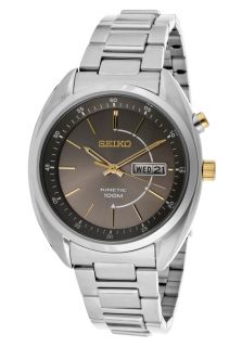 Seiko SMY123  Watches,Mens Kinetic Gray Dial Stainless Steel, Casual Seiko Kinetic Watches