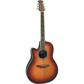 Ovation Celebrity Standard Left Handed Acoustic Electric Guitar Honeyburst Musical Instruments